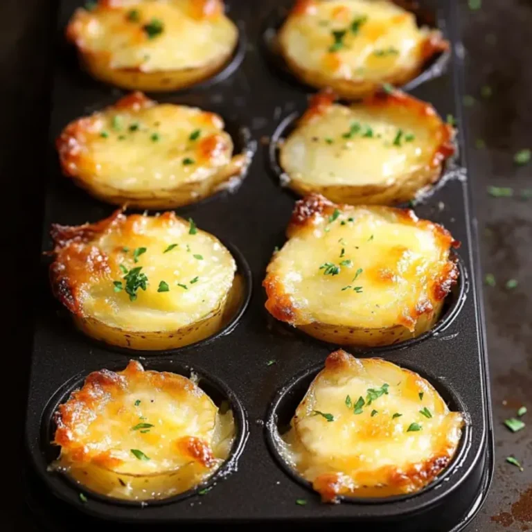 Cheesy Potato Gratin Stacks