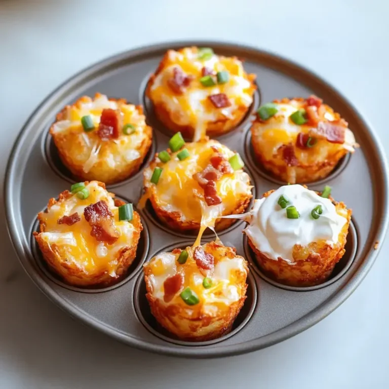Cheesy Tater Tot Cups: Easy & Delicious Recipe