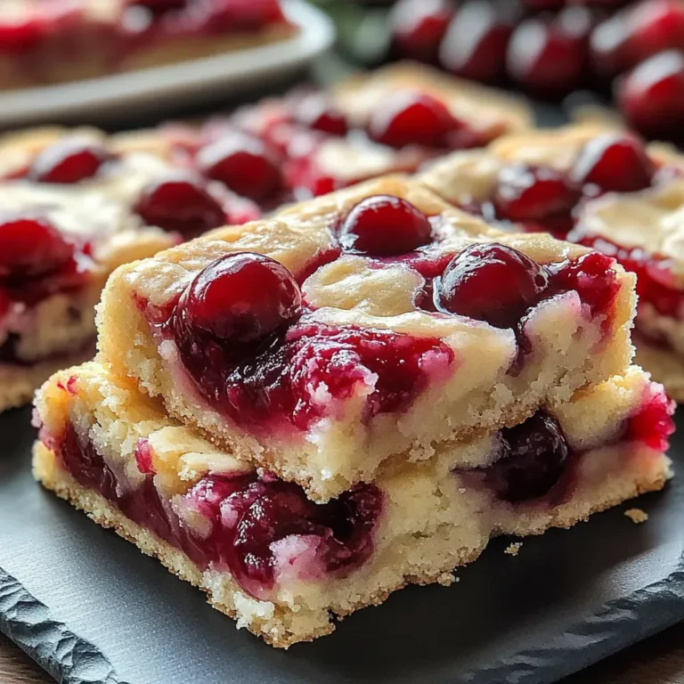 Cherry Almond Bars Recipe: Delicious and Easy treat!