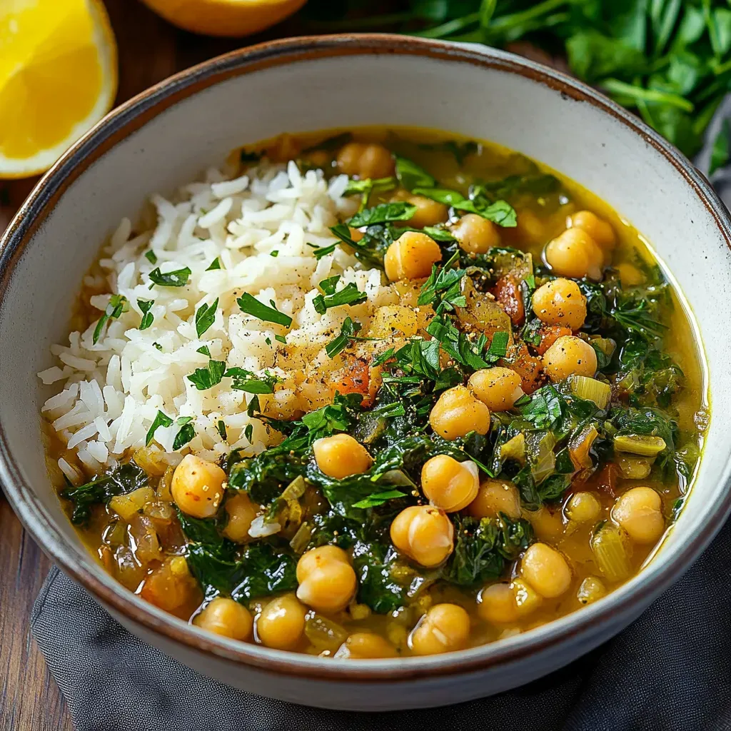 Chickpea Spinach Stew: Delicious Vegan Recipe
