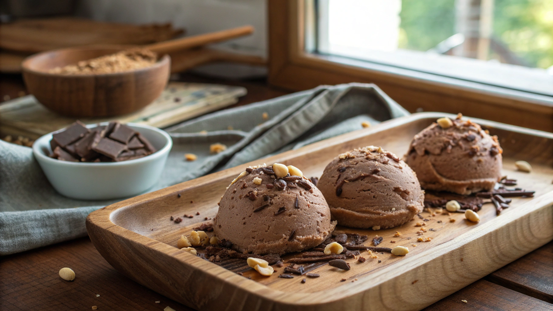 Chocolate Ice Cream Balls