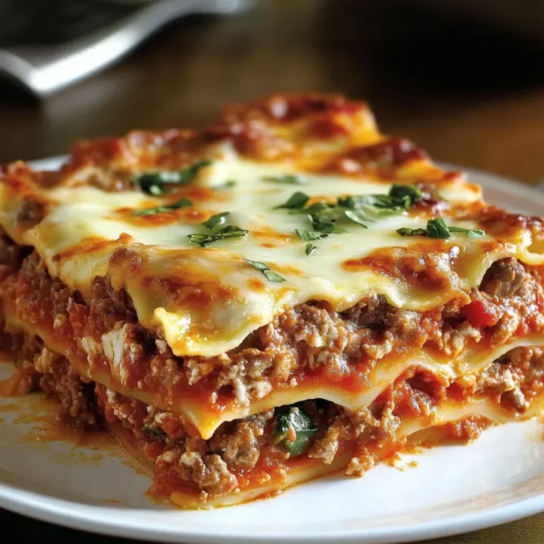 Classic Canadian Spinach Lasagna Recipe
