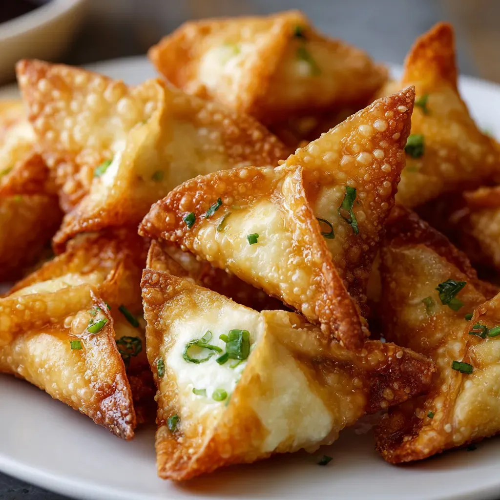 Creamy Cheese Wontons: Delicious Recipe with Cream Cheese