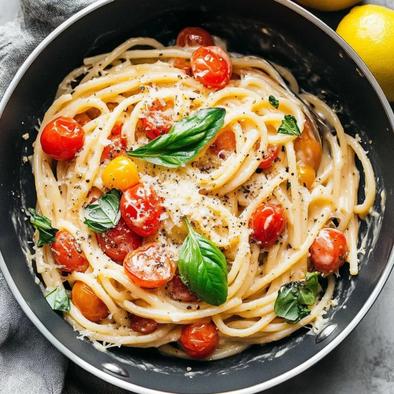 Creamy Tahini Tomato Pasta Recipe