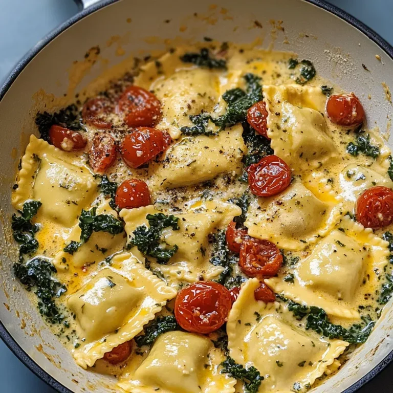 Creamy Tuscan Ravioli Recipe: Quick and Delicious
