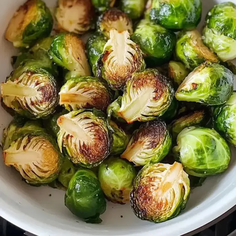 Crispy Air Fryer Brussels Sprouts