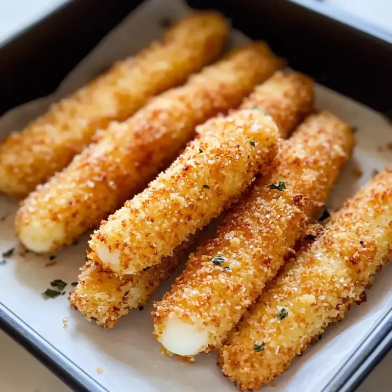 Crispy Air Fryer Mozzarella Sticks