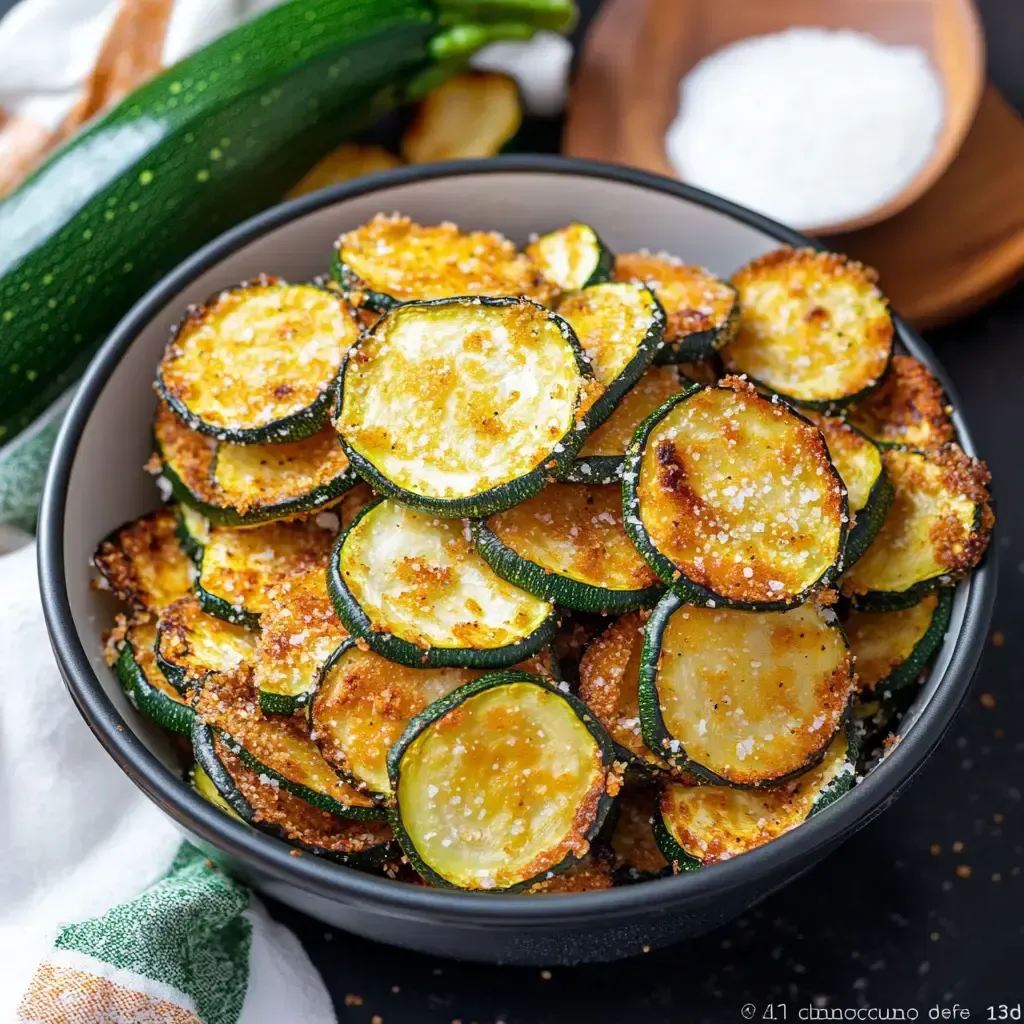 Crispy Air Fryer Zucchini Chips Recipe