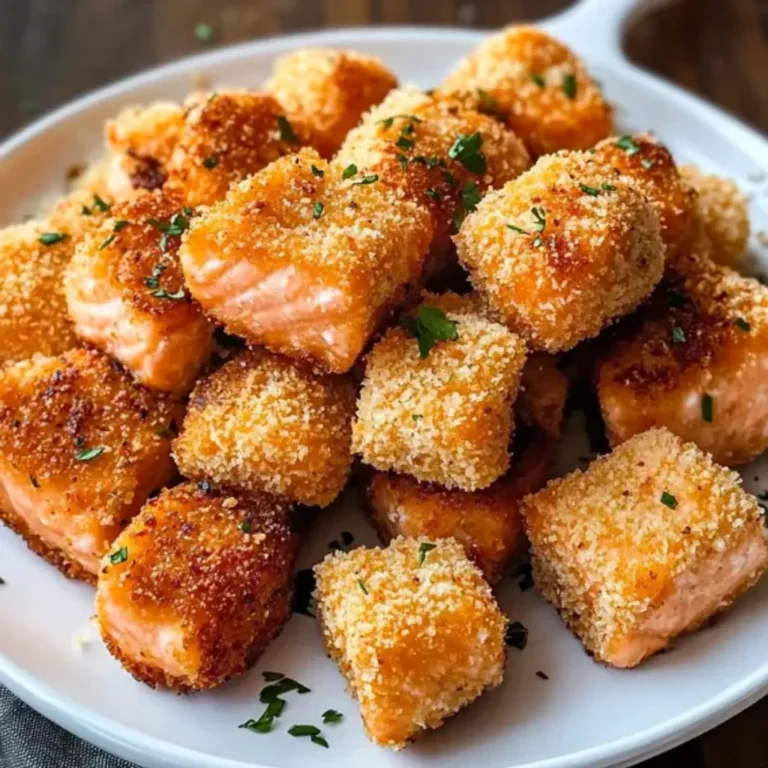 Crispy Golden Salmon Bites with Zesty Dipping Sauce