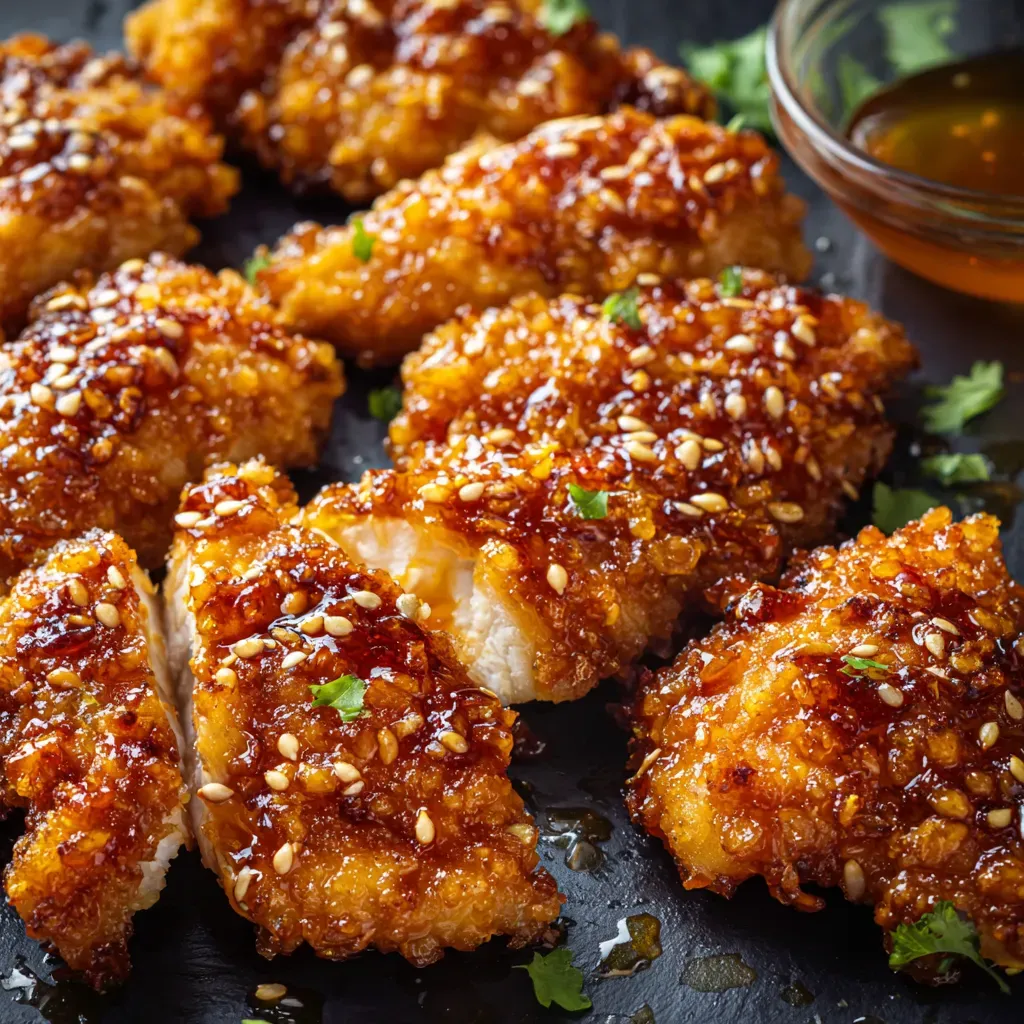 Crispy Hot Honey Chicken Recipe