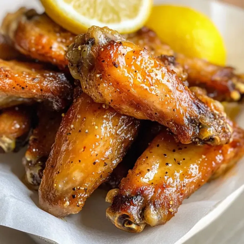 Crispy Lemon Honey Wings