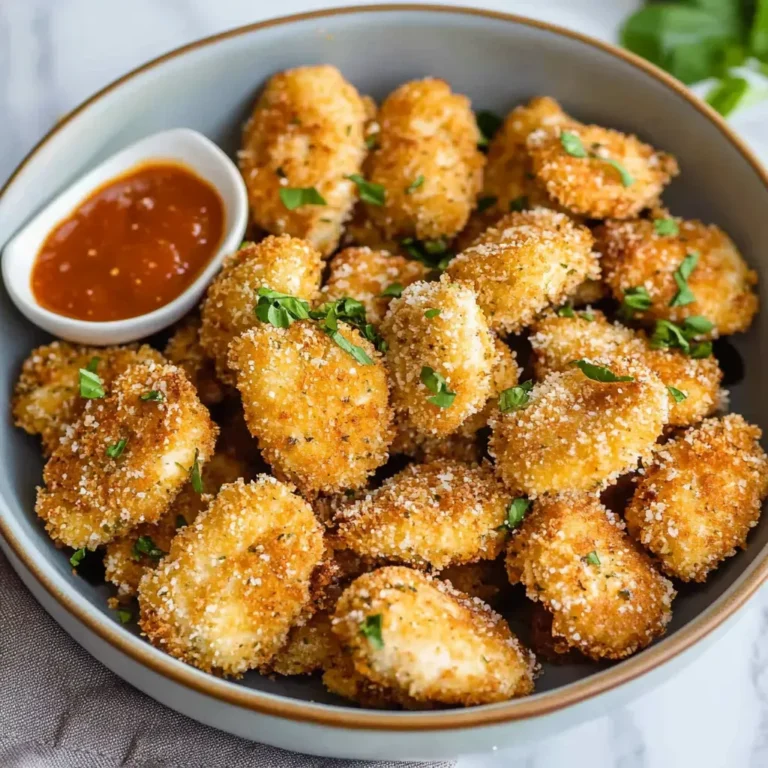 Crispy Parmesan Chicken Nuggets