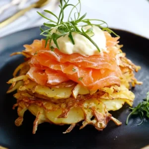 Crispy Salmon Potato Wedges Recipe