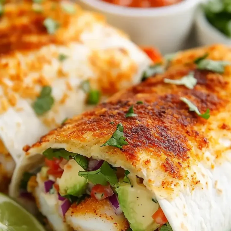 Crispy Tilapia Fish Wraps Recipe