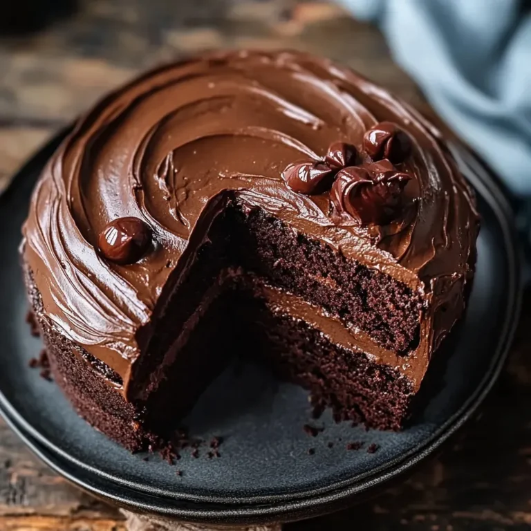Decadent and Easy Homemade Chocolate Cake