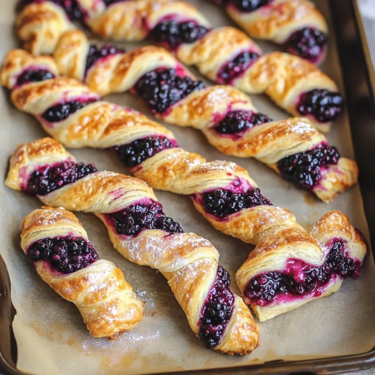 Decadent Blackberry Cheese Pastry Recipe