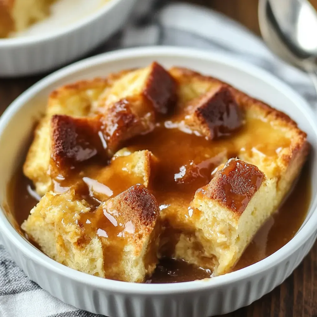 Decadent Bourbon Apple Pudding Recipe