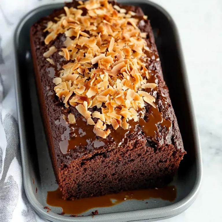 Decadent Chocolate Coconut Banana Bread