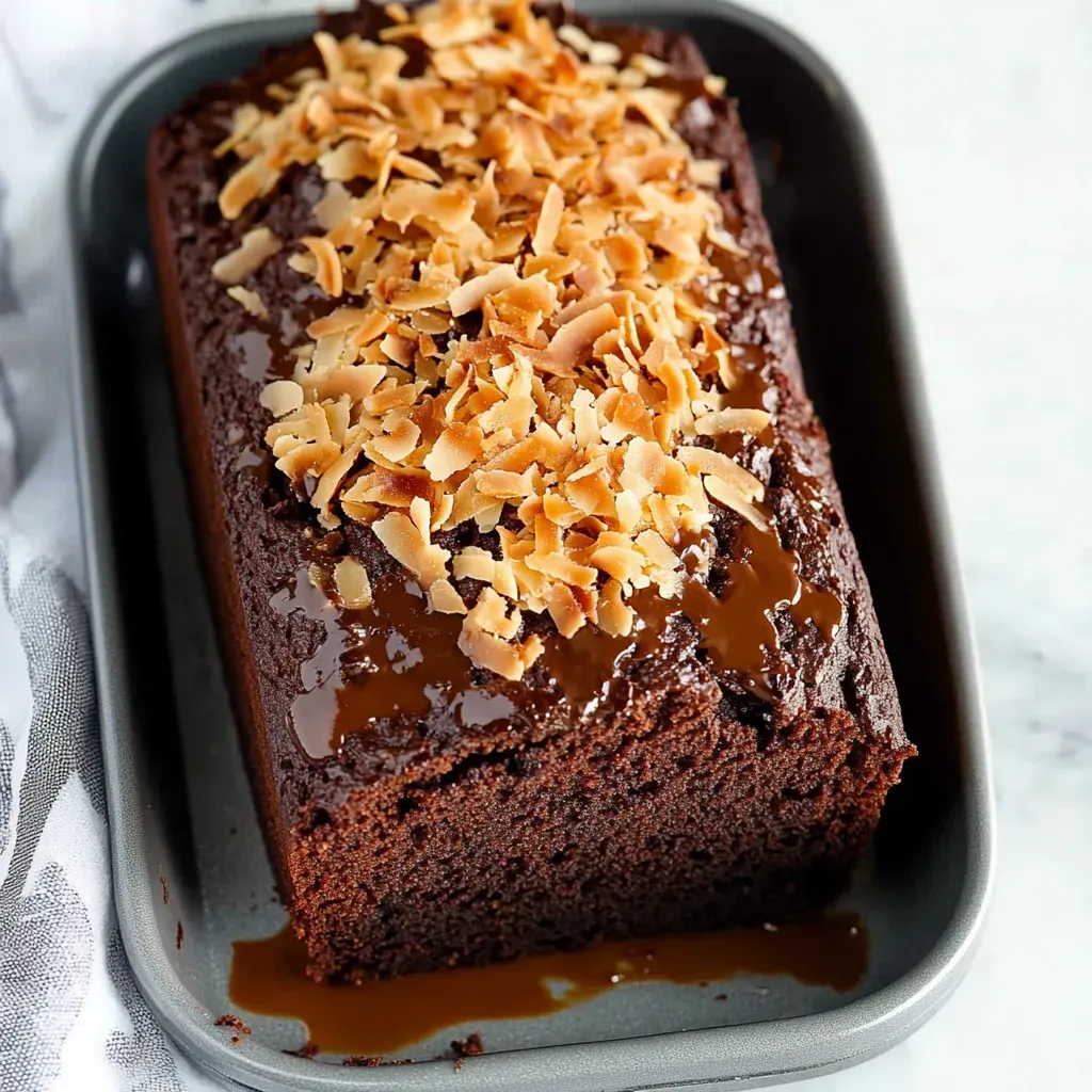 Decadent Chocolate Coconut Banana Bread