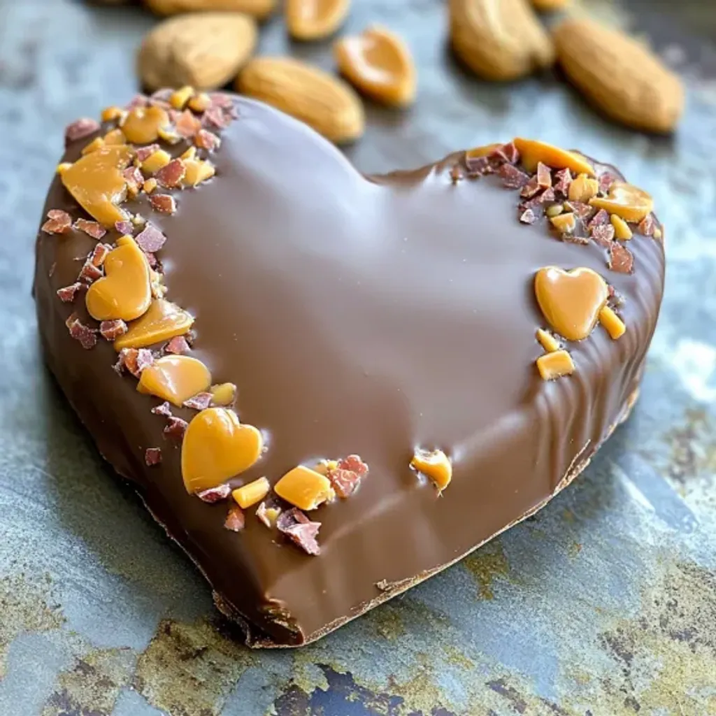 Decadent Chocolate Peanut Butter Heart Cookies
