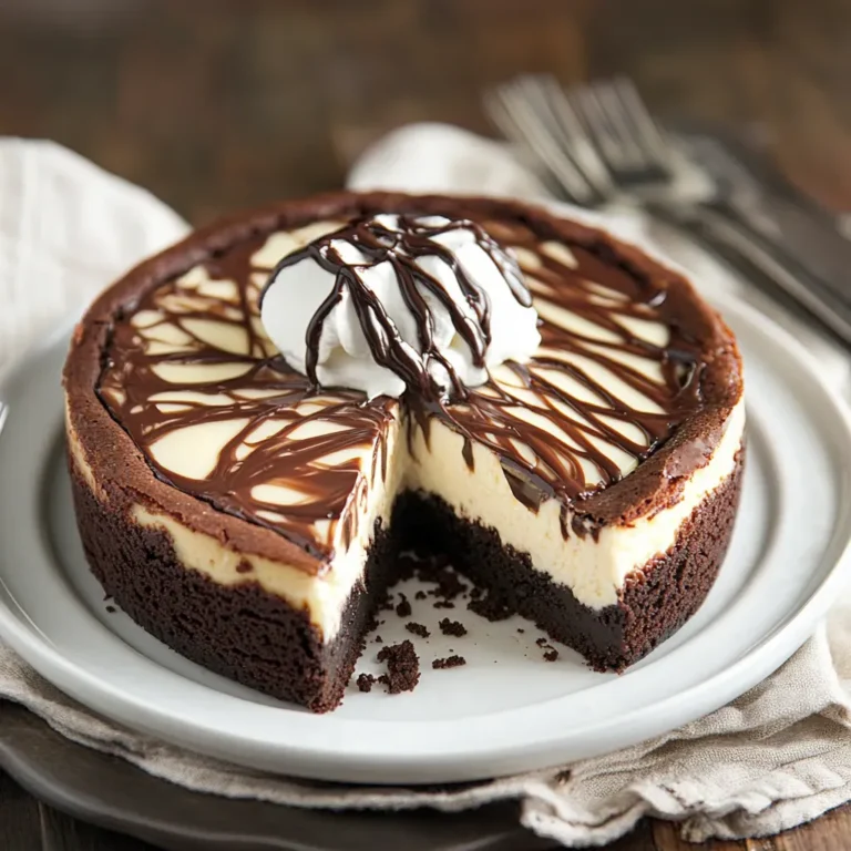 Decadent Fudgy Bottom Cheesecake Recipe