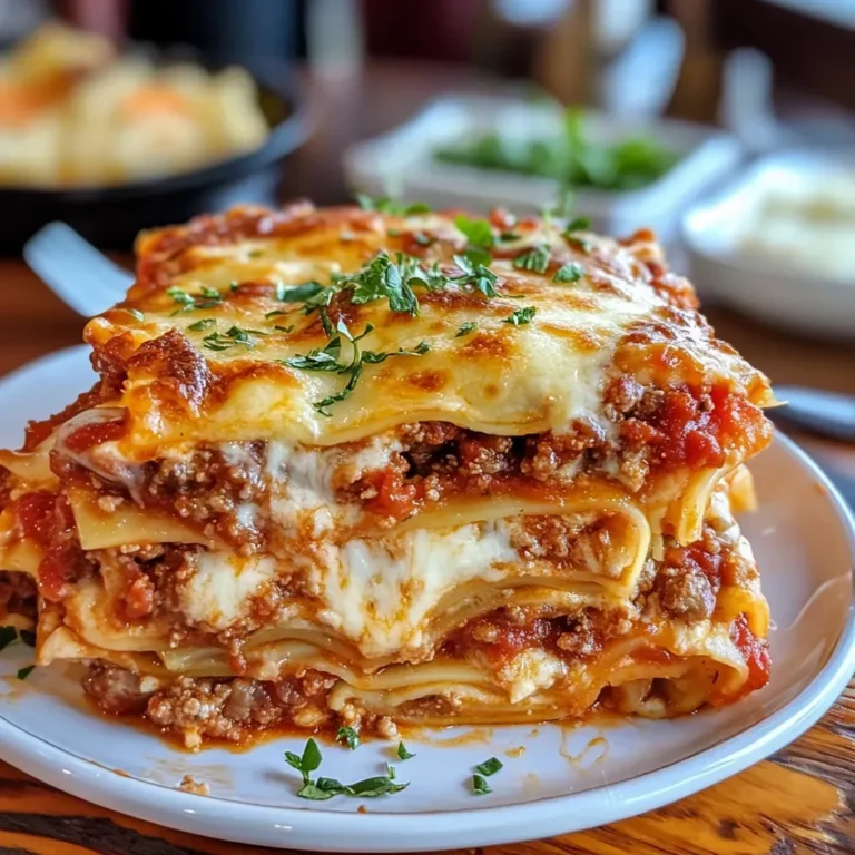 Decadent Gourmet Lasagna Recipe