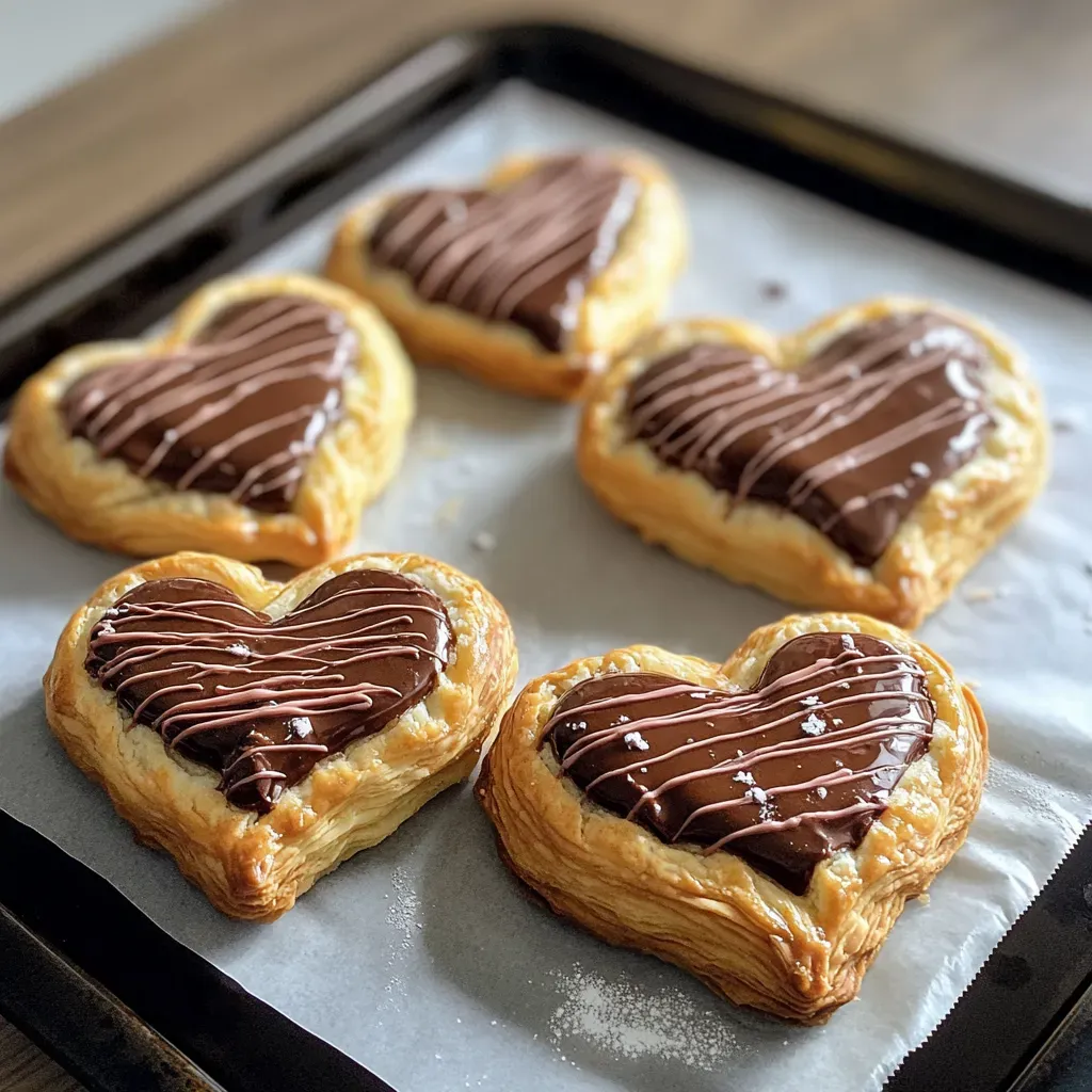Decadent Hazelnut Puff Heart Recipe