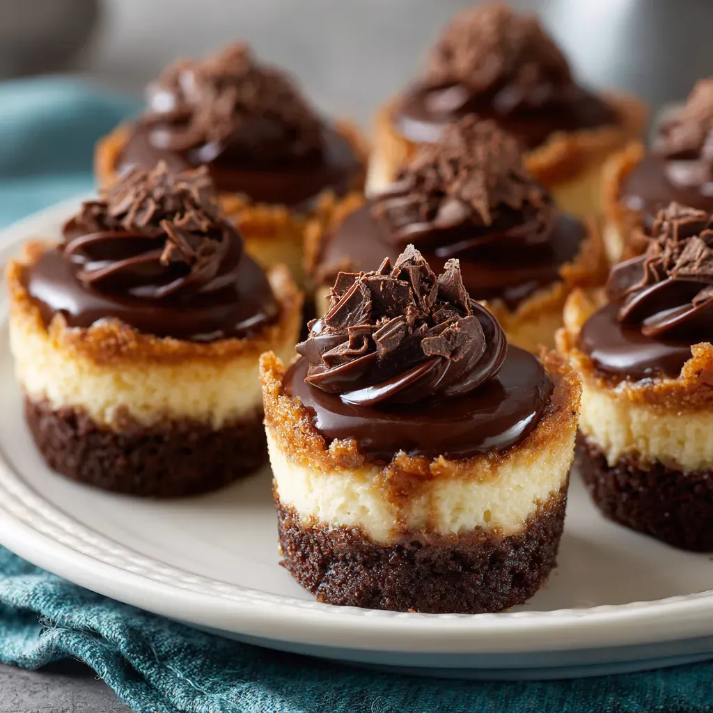 Decadent Mini Chocolate Cheesecake Bites