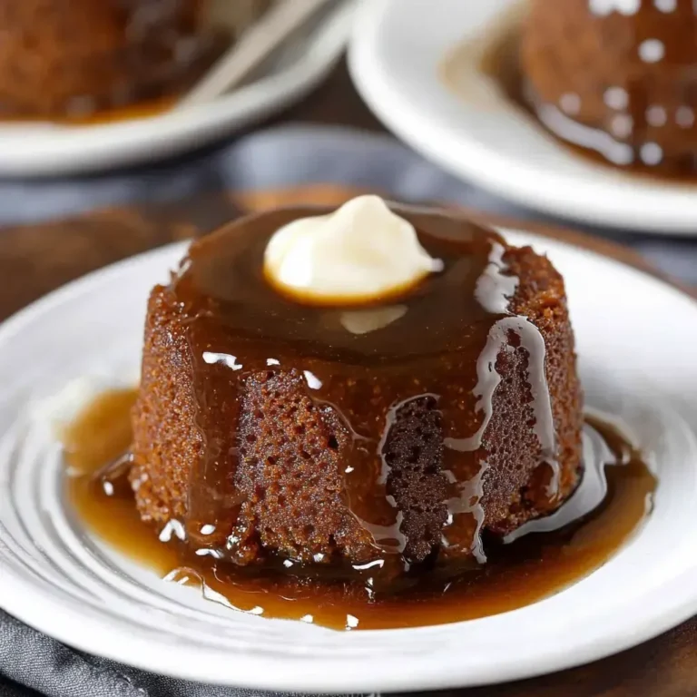 Decadent Moist Toffee Pudding Recipe