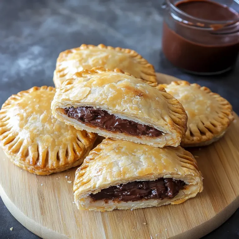Decadent Nutella-filled Mini Pies