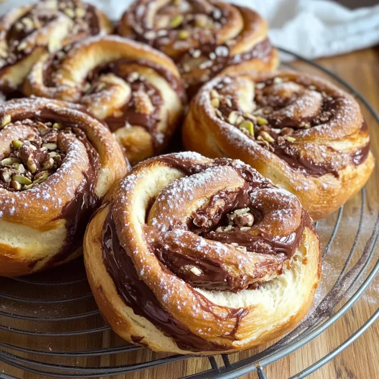 Decadent Nutella Halva Cinnamon Rolls
