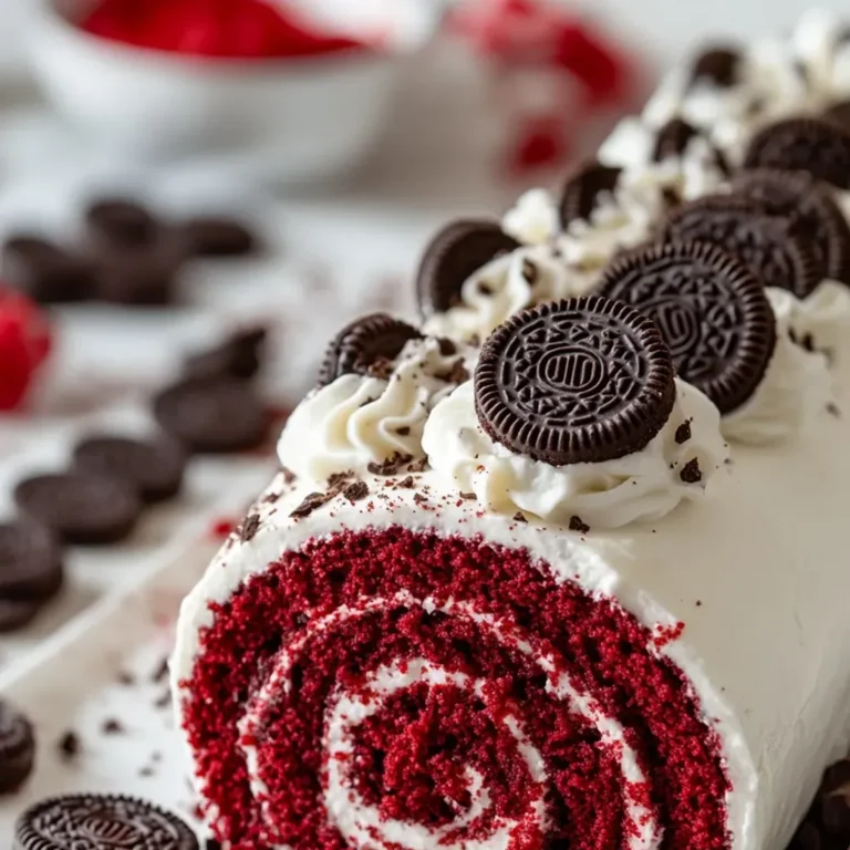 Decadent Oreo Swiss Roll Recipe