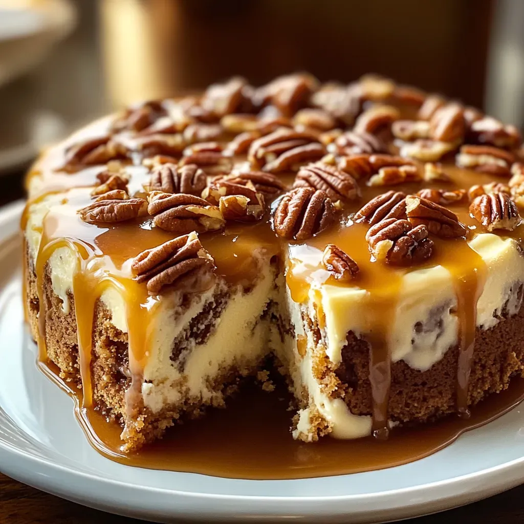 Decadent Pecan Caramel Poke Cake Recipe