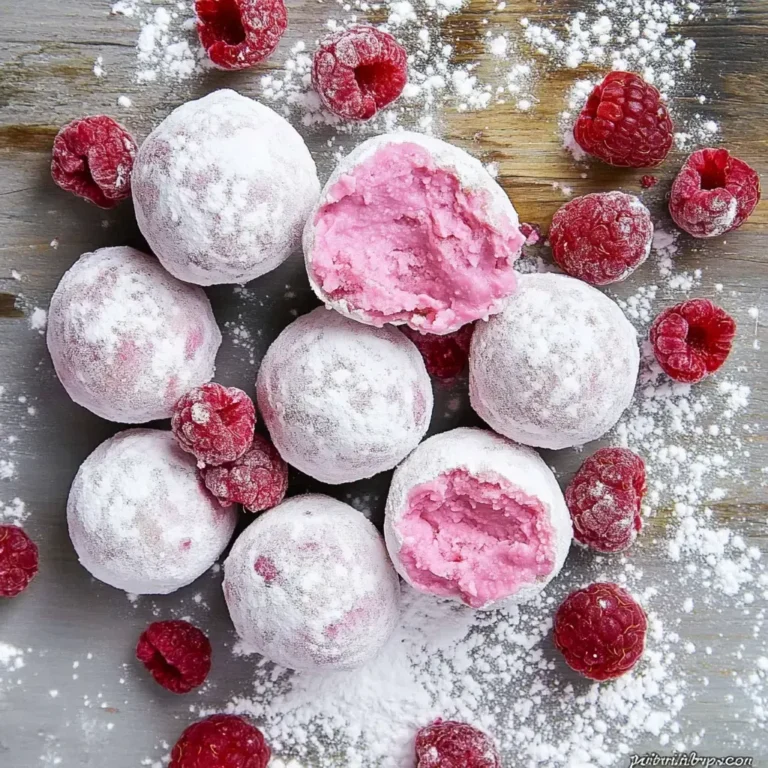 Decadent Raspberry Rose Truffles: Easy Recipe