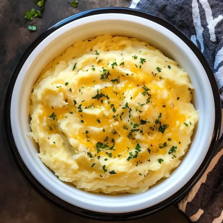 Decadent Slow Cooker Creamy Potato Mash