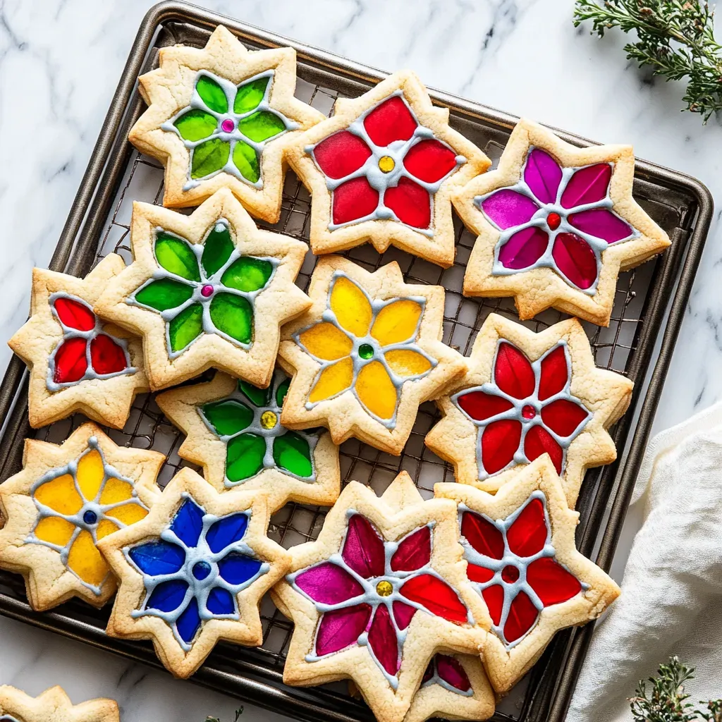 Decadent Stained Glass Window Cookies Recipe