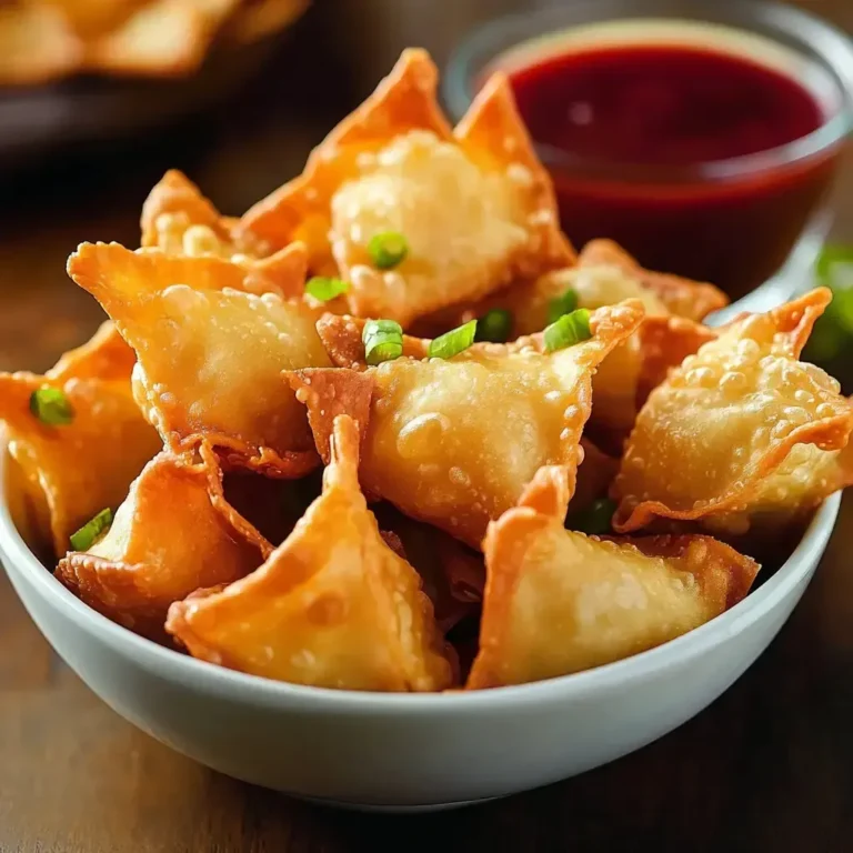 Delicious Air Fryer Crab Rangoon Recipe