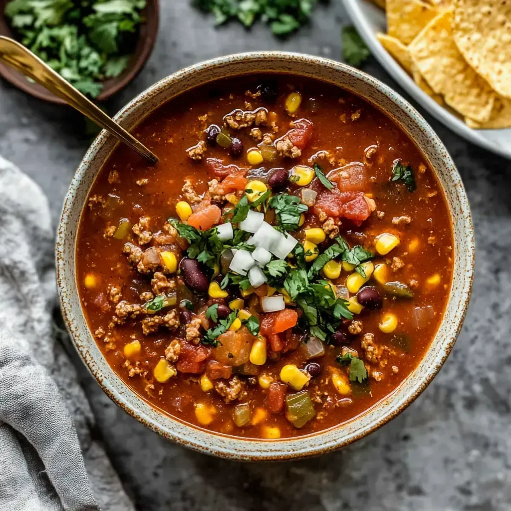 Delicious and Quick Taco Soup Recipe