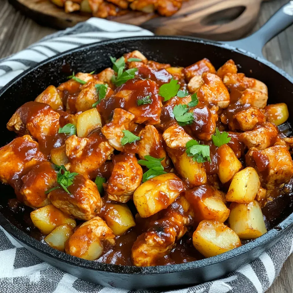 Delicious BBQ Chicken Skillet Recipe