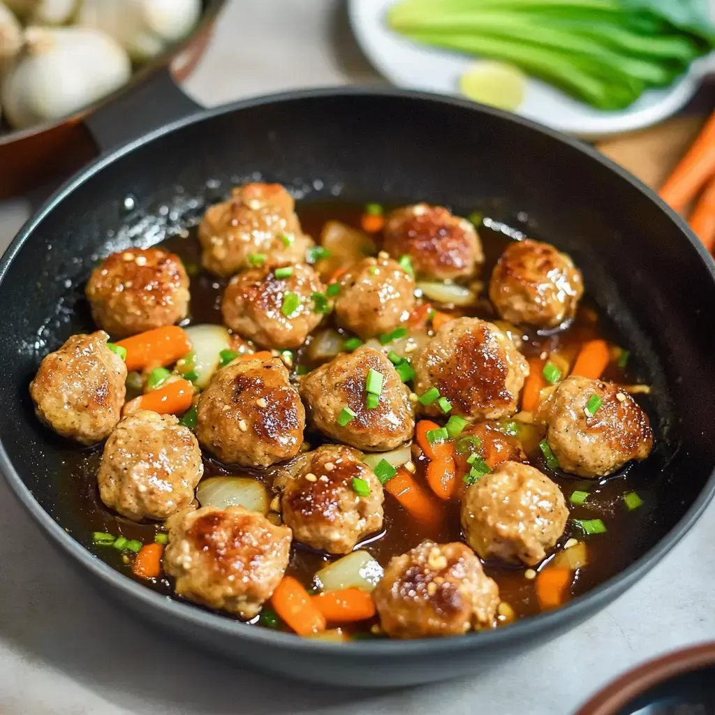 Delicious Chicken Adobo Meatballs Recipe