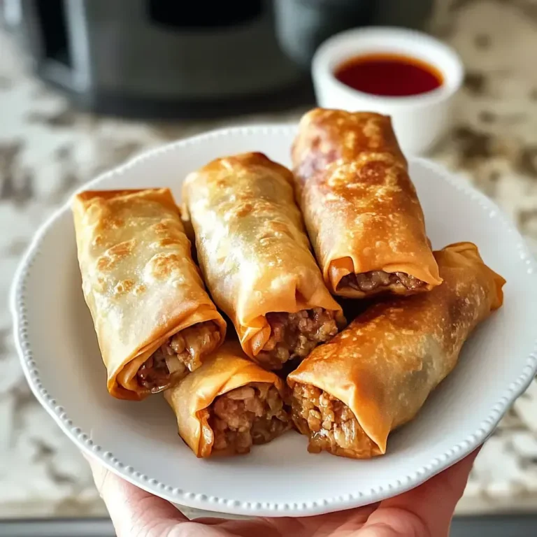 Delicious & Crispy Air Fryer Egg Rolls Recipe