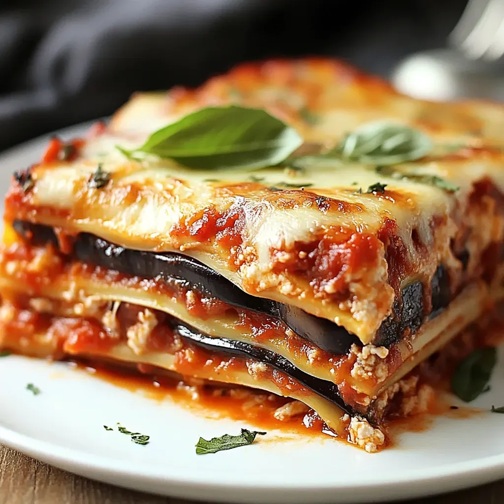 Delicious Eggplant Lasagna Recipe: Low-Carb and Flavorful!