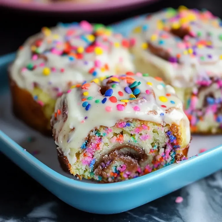 Delicious Funfetti Cinnamon Roll - Overnight Recipe