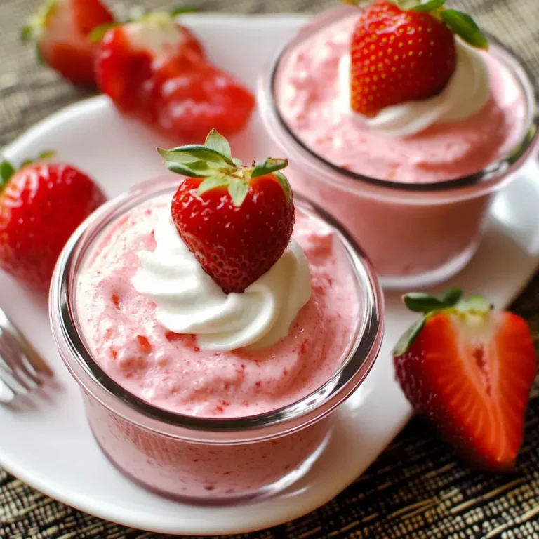 Delicious Homemade Strawberry Mousse Recipe