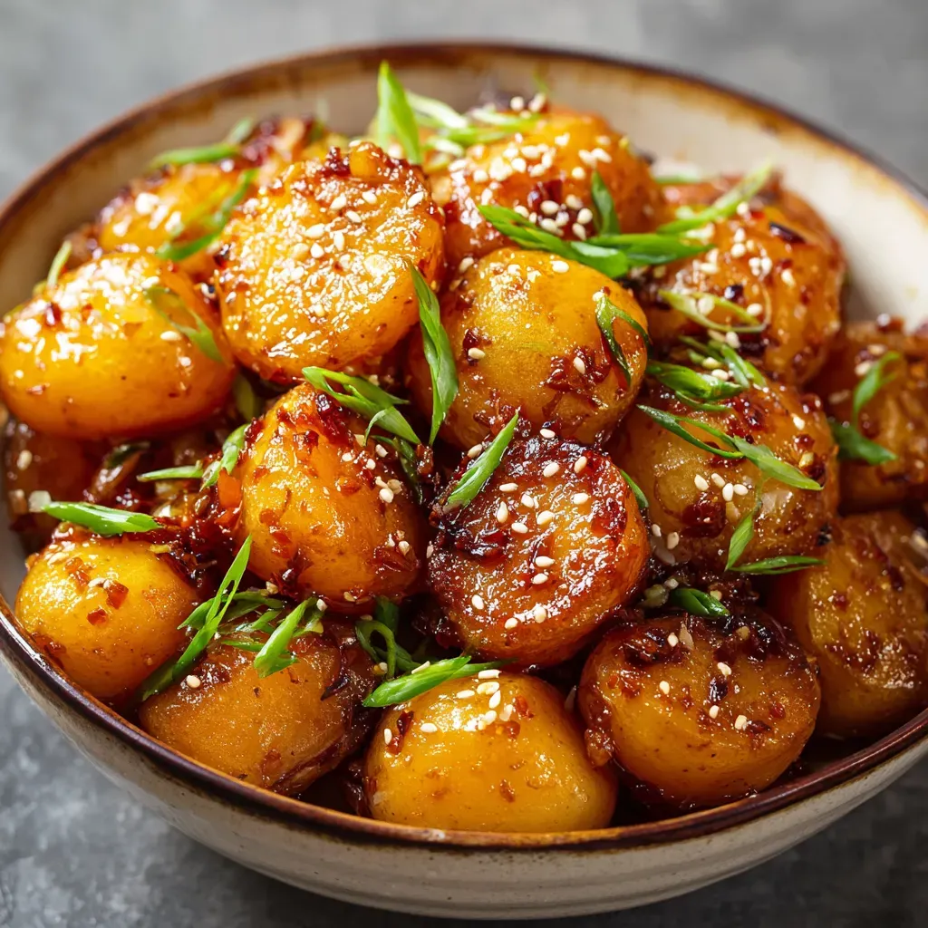Delicious Korean Braised Baby Potatoes Recipe