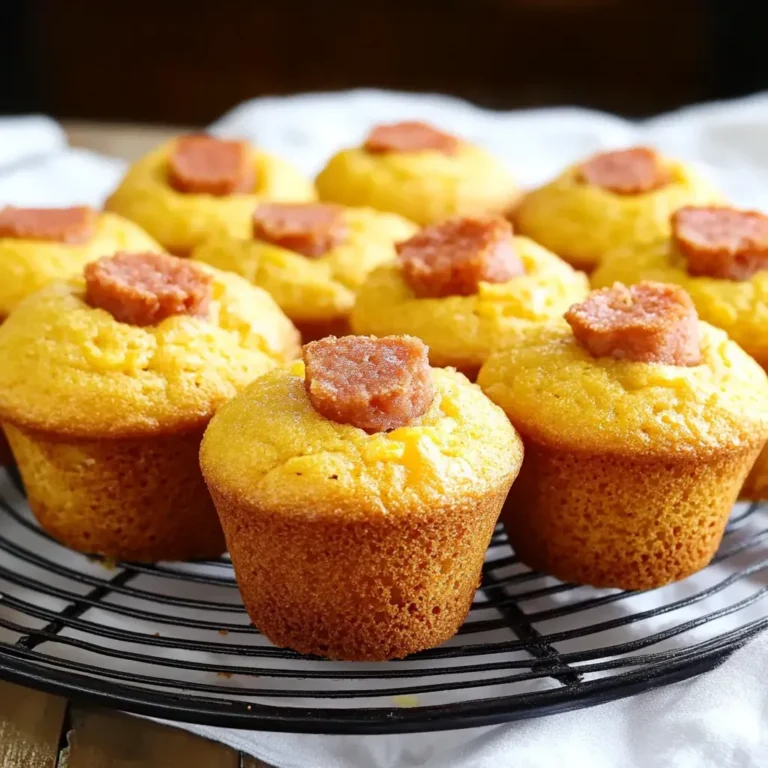Delicious Mini Corn Dog Muffins