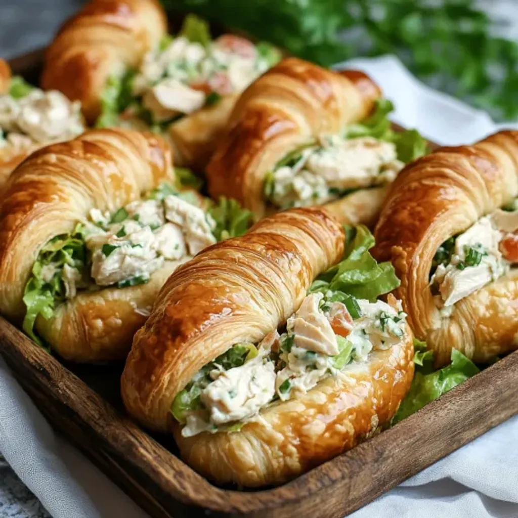 Delicious Mini Croissant Chicken Appetizers