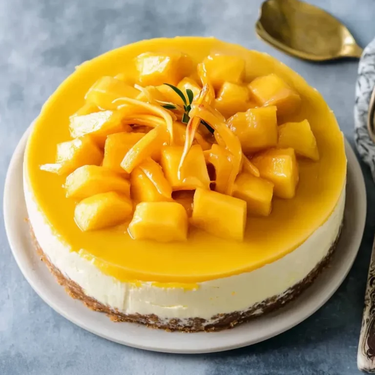 Delicious No-Bake Mango Cheesecake Recipe