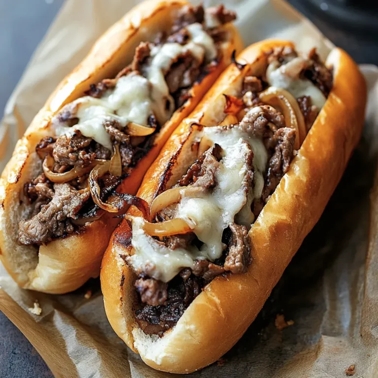 Delicious Philly Cheesesteak Sandwich Recipe