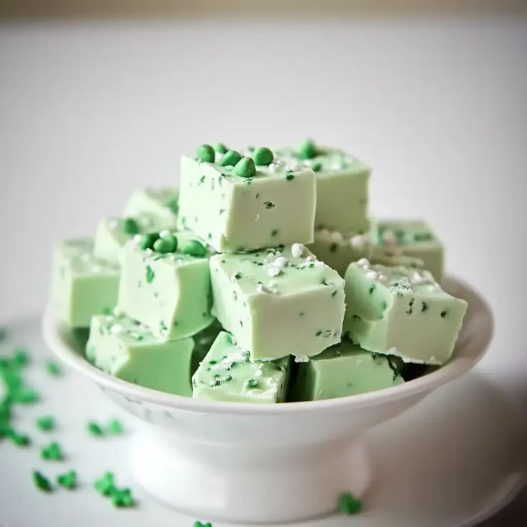 Delicious Shamrock Shake Fudge Recipe